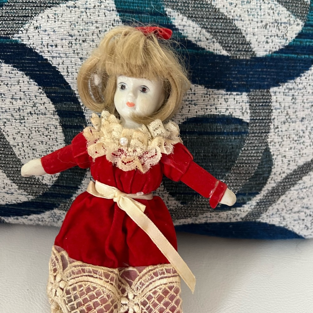 Vintage porcelain doll
